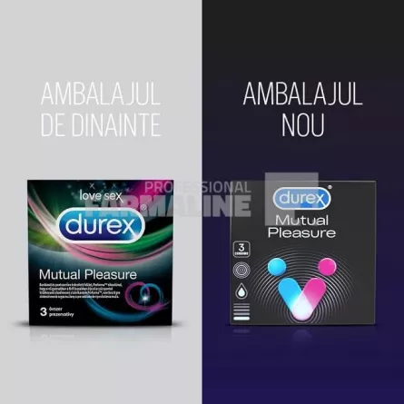 Durex Mutual Pleasure Prezervative 3 bucati
