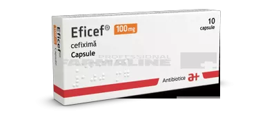 EFICEF 100 mg x 10 CAPS. 100mg ANTIBIOTICE S.A.