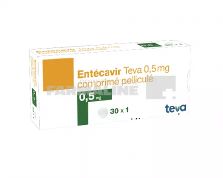 ENTECAVIR TEVA 0,5 mg X 30