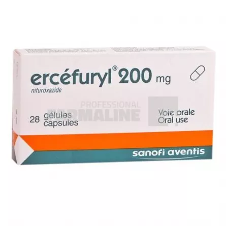 ERCEFURYL R 200 mg x 28 CAPS. 200mg SANOFI-SYNTHELABO OT