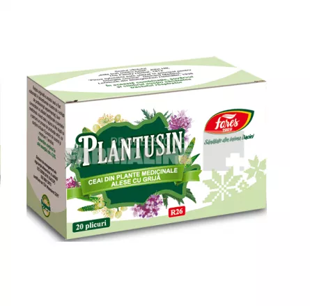 Fares Ceai Plantusin (antibronsitic) 20 plicuri
