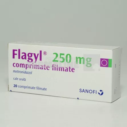 Flagyl 250 mg  20 comprimate