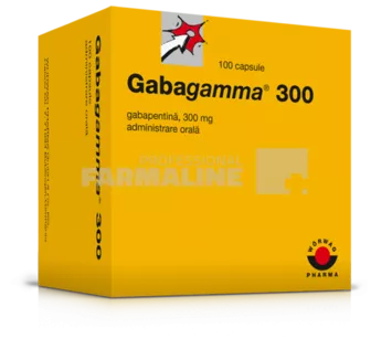 GABAGAMMA 300 mg x 100 CAPS. 300mg WORWAG PHARMA GMBH &