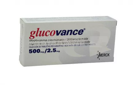 GLUCOVANCE 500 mg/2,5 mg x 60 COMPR. FILM. 500mg/2,5mg MERCK SANTE