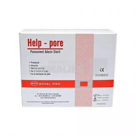HelpPore Pansament adeziv steril 15 cm x 10 cm