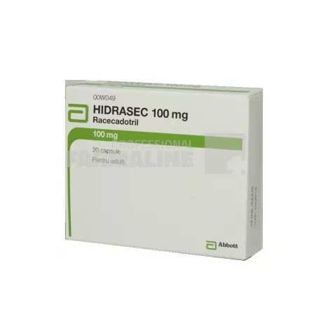HIDRASEC 100 mg X 20 CAPS. 100mg BIOPROJET PHARMA - ABBOTT MYLAN 