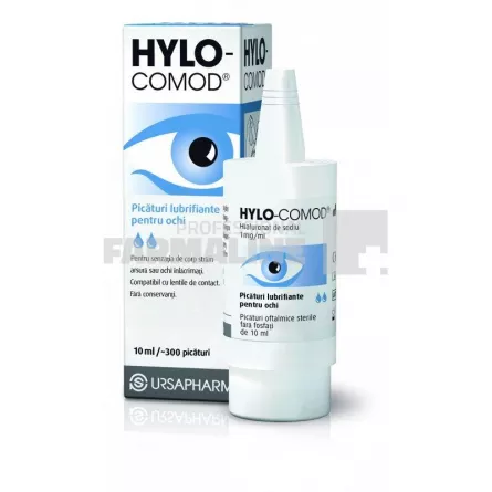 Hylo - Comod Colir picaturi oftalmice 10 ml