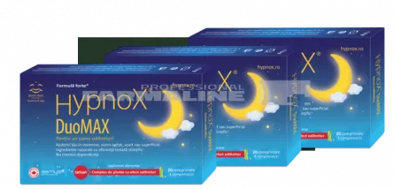 Hypnox duomax 20 comprimate Oferta 2 + 1 Cadou