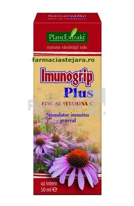 Imunogrip Plus zinc si vitamina C 50 ml