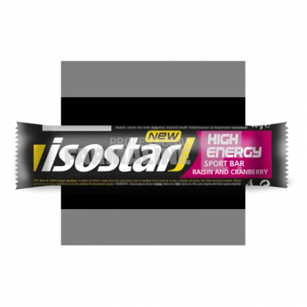 Isostar High Energy Bar Baton cu merisoare cu stafide 40 g