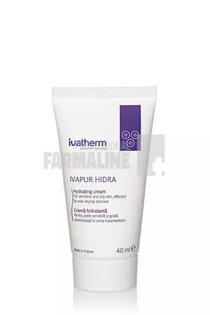 Ivapur Hidra Crema hidratanta pentru piele sensibila grasa deshidratata in urma tratamentelor 40 ml