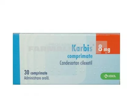 KARBIS 8 mg x 30 COMPR. 8mg KRKA D.D. NOVO MESTO