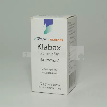 KLABAX 125 mg/5 ml X 1 - 60ML GRAN. PT. SUSP. ORALA 125mg/5ml TERAPIA SA