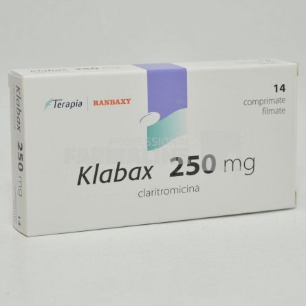 KLABAX 250 mg x 14 COMPR. FILM. 250mg TERAPIA SA