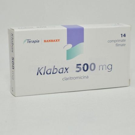 KLABAX 500 mg x 14 COMPR. FILM. 500mg TERAPIA SA