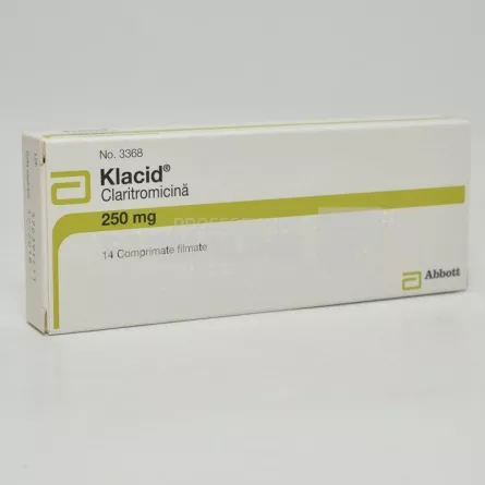 KLACID 250 mg X 14