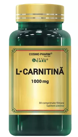 l carnitina pret plafar - 1000mg 30 compr.film. Cosmo Pharm PURE ORIGINAL INGREDIENTS L-Carnitine, (100
