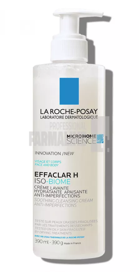La Roche Posay Effaclar H Iso-Biome crema spalare 390 ml
