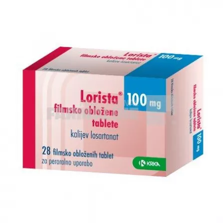 LORISTA 100 mg x 28 COMPR. FILM. 100mg KRKA, D.D., NOVO MES
