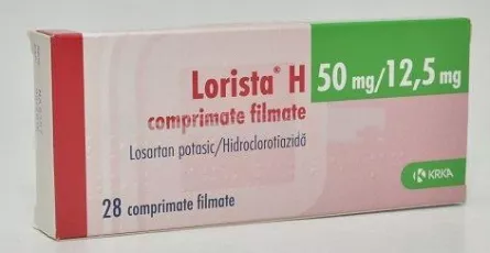 LORISTA H x 28 COMPR.FILM 50mg+ 12,50mg KRKA D.D. NOVO MESTO