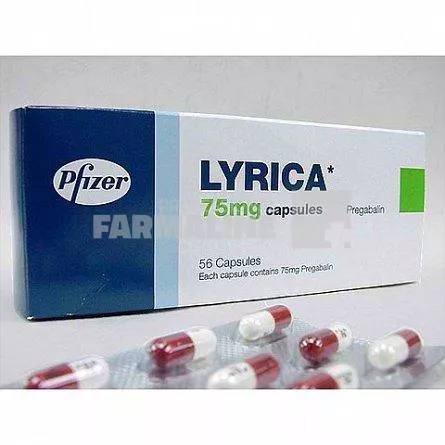 LYRICA 75 mg X 56 CAPS. 75mg PFIZER EUROPE MA EEI 