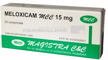 MELOXICAM MCC 15 mg x 20 COMPR. 15mg MAGISTRA C & C SRL