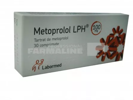 METOPROLOL LPH 100 mg x 30 COMPR. 100mg LABORMED PHARMA SA