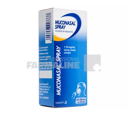 Muconasal Spray nazal 1,18 mg/ml 10 ml