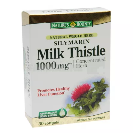 Nature's Bounty Silymarin Milk 30 capsule 1000 mg