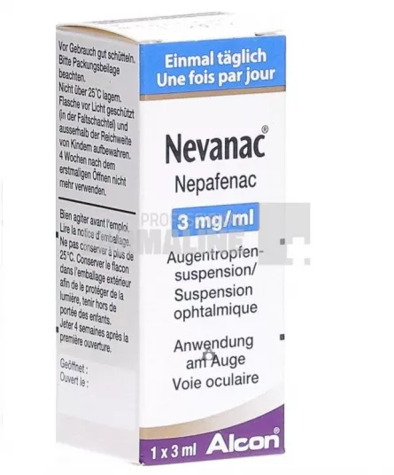 NEVANAC 3 mg/ml X 1 PIC. OFT. SUSP. 3mg/ml NOVARTIS EUROPHARM L - ALCON