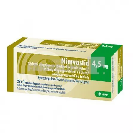 NIMVASTID 4,5 mg x 28 COMPR. ORODISPERSABILE 4.5mg KRKA ,D.D., NOVO MES