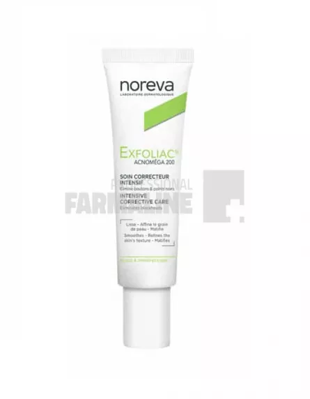 Noreva Exfoliac Acnomega 200 Crema matifianta anti-imperfectiuni 30 ml
