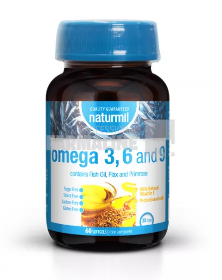 Naturmil Omega 3 - 6 - 9 60 capsule gelatinoase moi