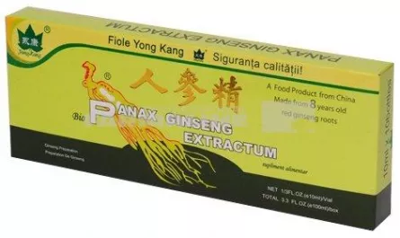 Panax Ginseng extractum 10 fiole