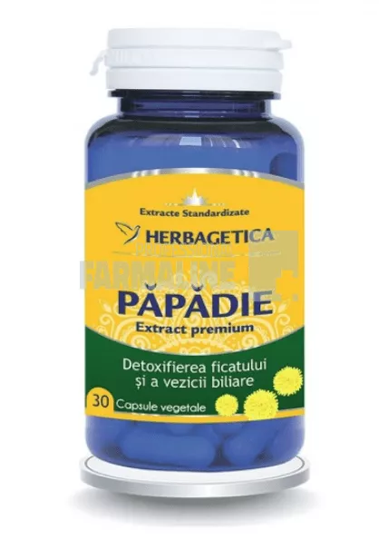 Papadie - Detoxifierea ficatului si a vezicii biliare 30 capsule