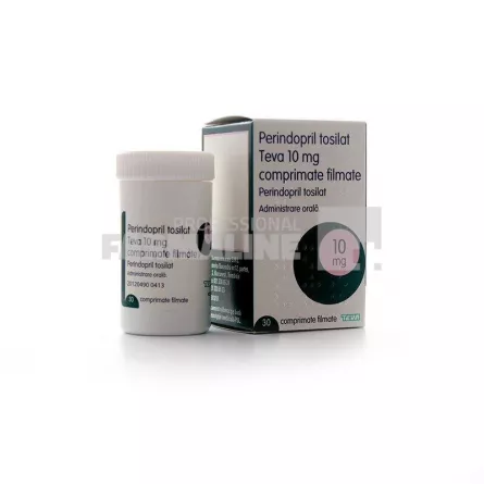 PERINDOPRIL TOSILAT TEVA 10 mg x 30 COMPR. FILM. 10mg TEVA PHARMACEUTICALS