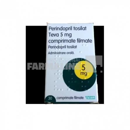 PERINDOPRIL TOSILAT TEVA 5 mg x 30 COMPR. FILM. 5mg TEVA PHARMACEUTICALS