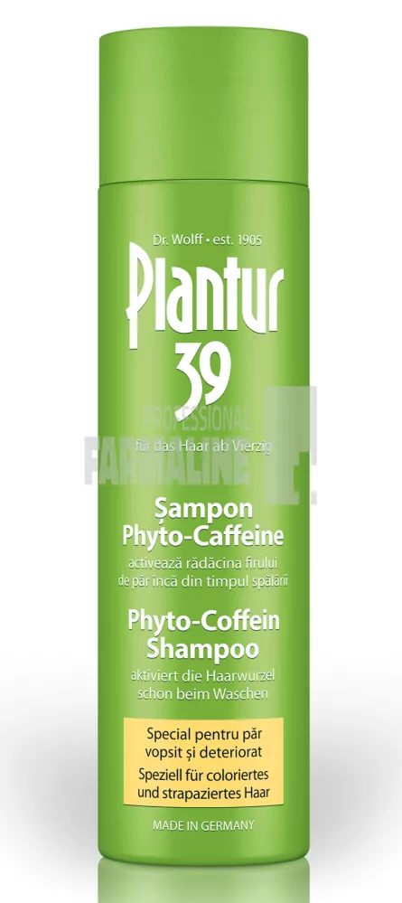 Plantur 39 Phito-Caffeine Sampon pentru par vopsit si deteriorat 250 ml
