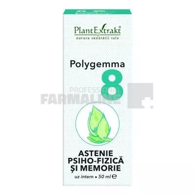 Polygemma 8 Astenie psiho-fizica si memorie 50 ml
