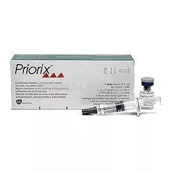 PRIORIX, pulbere şi solvent pentru soluţie injectabilă vaccin rujeolic-urlian-rubeolic