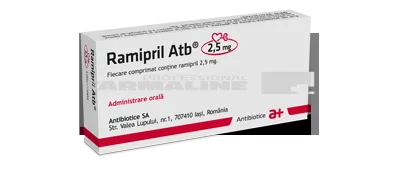 RAMIPRIL ATB 2,5 mg X 30 COMPR. 2,5mg ANTIBIOTICE S.A.