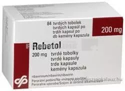 REBETOL 200 mg x 140 CAPS. 200mg MERCK SHARP & DOHME