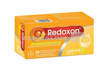 Redoxon sprijin imunitar esential Vitamina C 1000mg 10 tablete efervescente lamaie