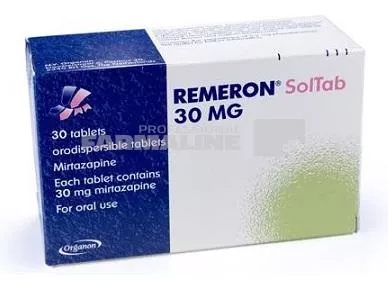 REMERON SOLTAB 30 mg x 30 COMPR. DISP. 30mg NV ORGANON