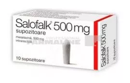 SALOFALK R 500 mg x 10 SUPOZ. 500mg DR. FALK PHARMA GMBH