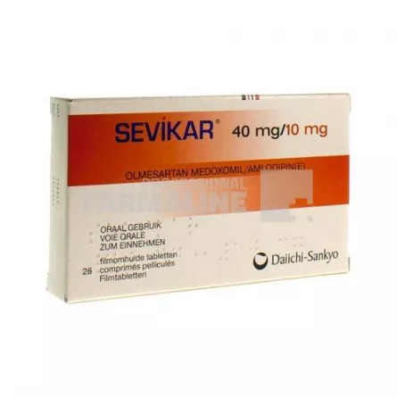 SEVIKAR 40 mg/10 mg x 28 COMPR. FILM. 40mg/10mg TERAPIA S.A.
