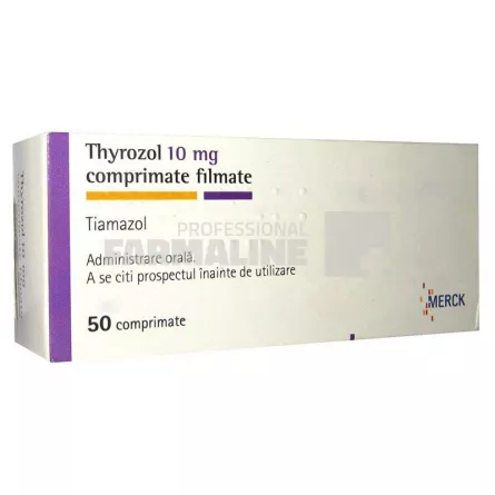 THYROZOL 10 mg x 50 COMPR. FILM. 10mg MERCK KGAA