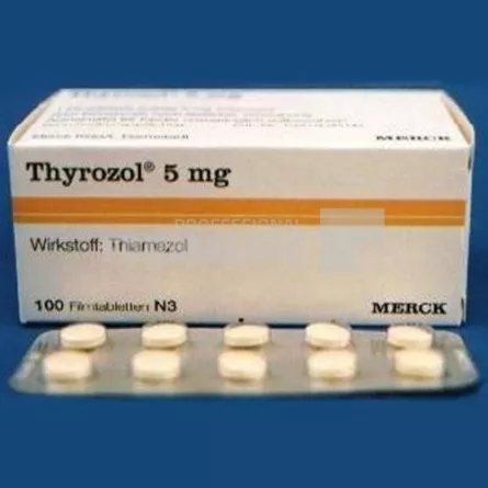 THYROZOL 5 mg x 100 COMPR. FILM. 5mg MERCK KGAA