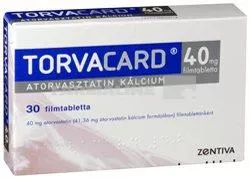 TORVACARD 40 mg X 30 COMPR. FILM. 40mg ZENTIVA, K.S.