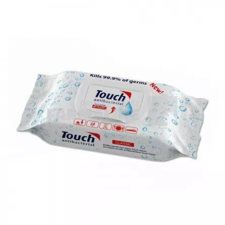 Touch Classic Servetele umede antibacteriene 70 bucati